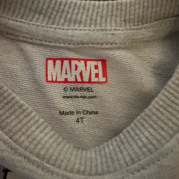 Marvel Boys 4T Sweatshirt - Picture 3 of 5